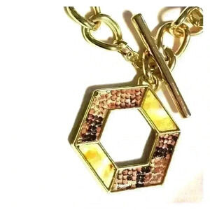 🔥 GOLD CHAIN with Octagon Snake Pendant🔥